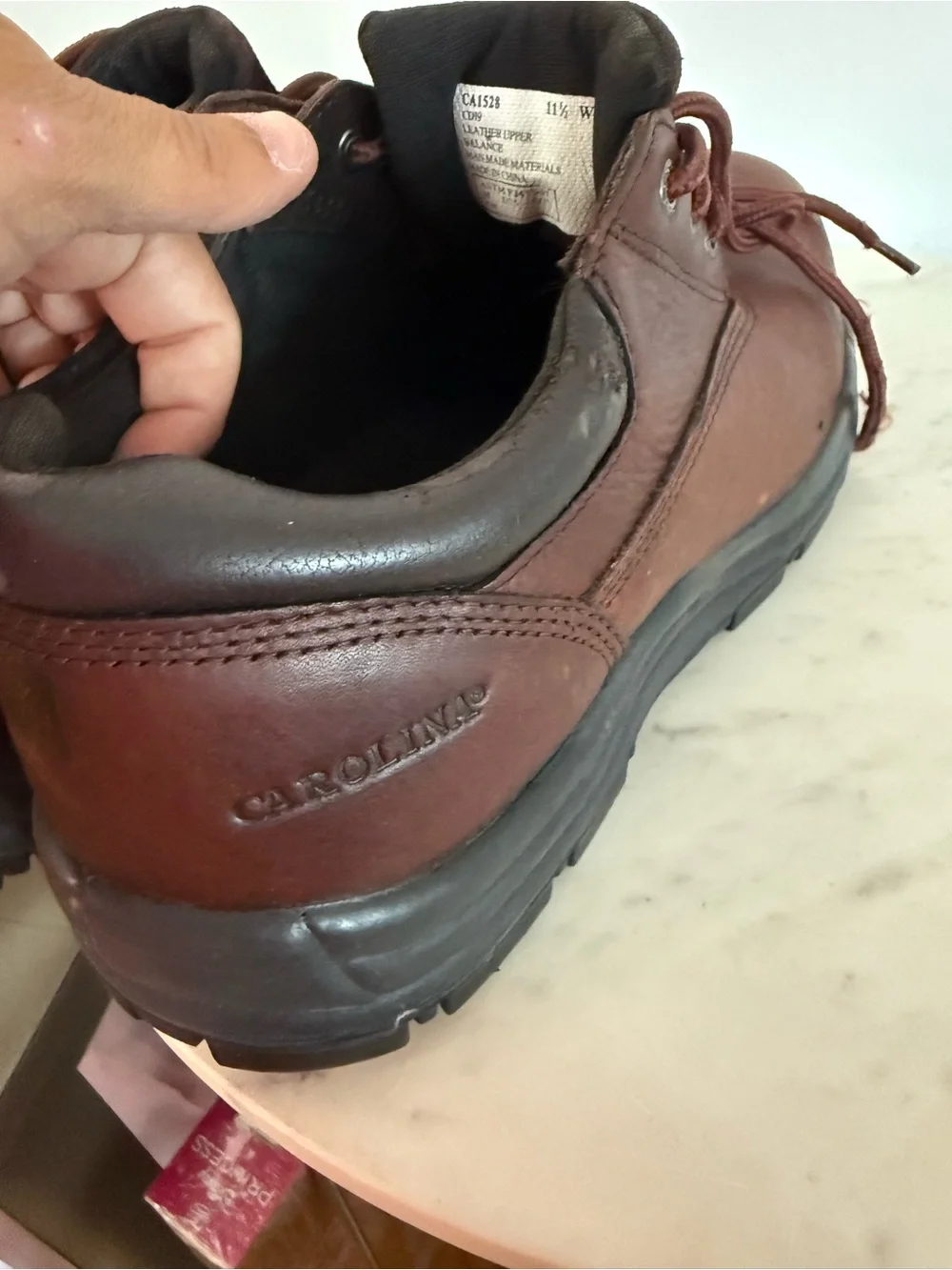 Carolina Braze Men's Work Shoe Size 11.5 W Used Condition see photos